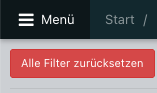 Screenshot des roten Buttons "Alle Filter zurücksetzen".