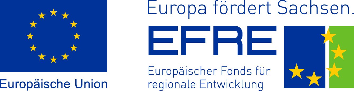 Logo: Europa fördert Sachsen