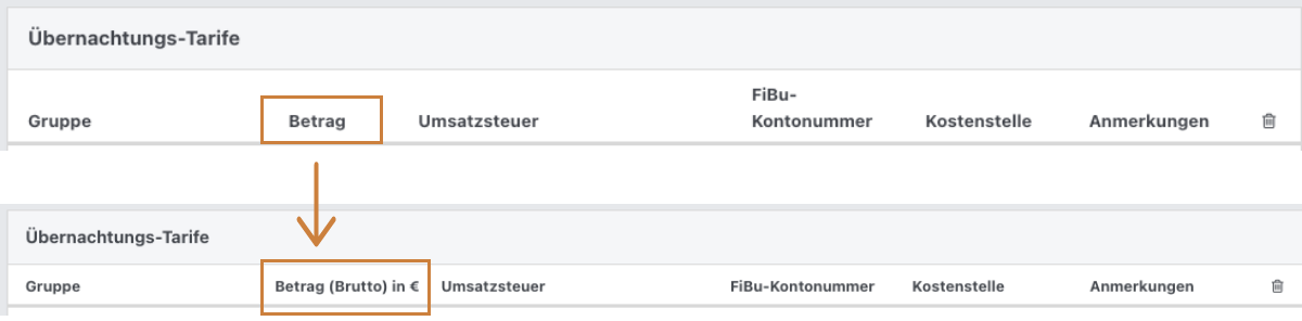 Screenshot aus der Software: vorher und nachher.