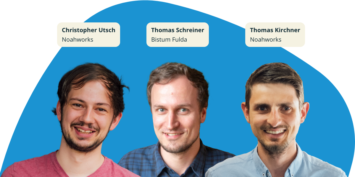 Christopher Utsch, Thomas Schreiner und Thomas Kirchner