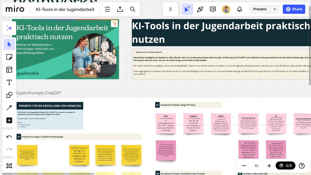 Screenshot Miro-Board
