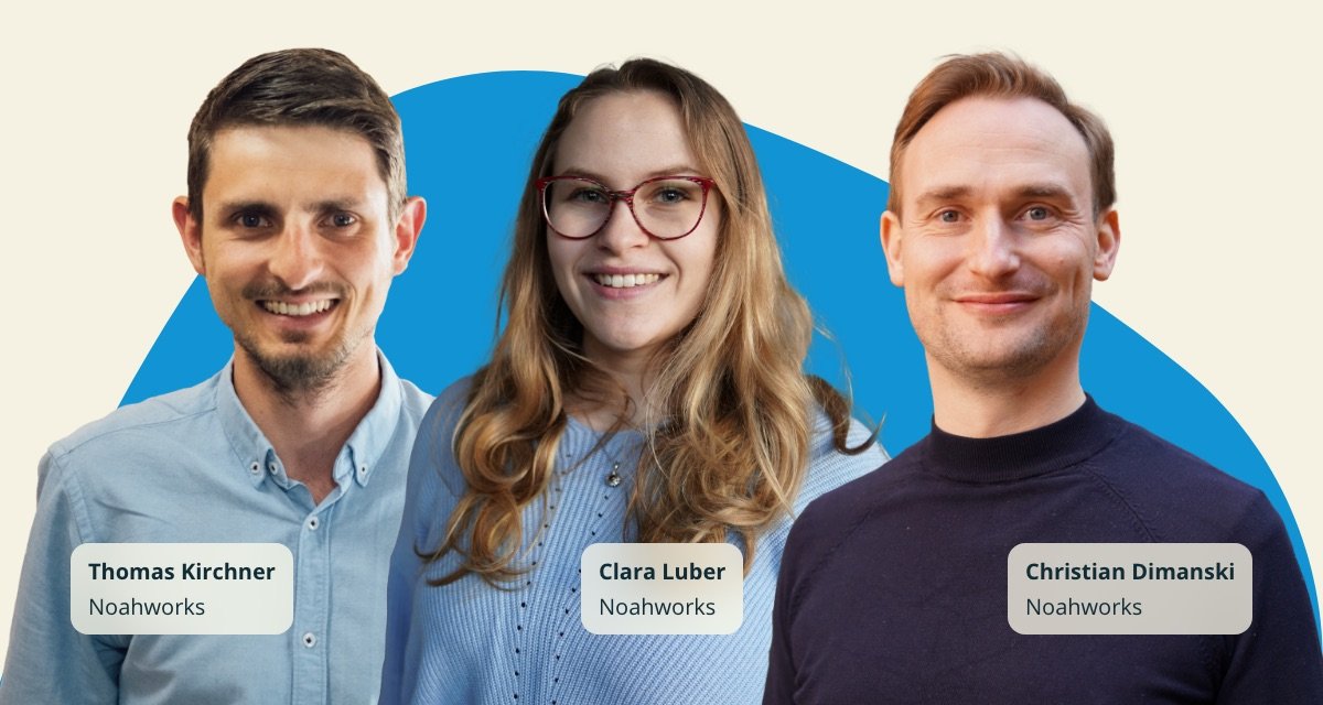 Collage der Ansprechpartner, links nach rechts: Thomas, und Clara Christian.