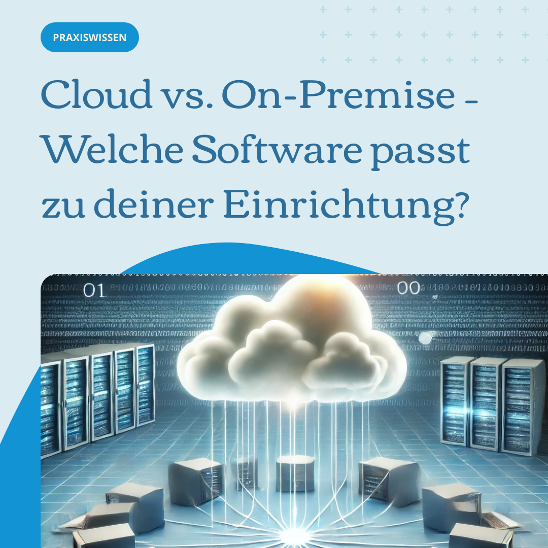 Grafik mit einer Wolke im Rechenzentrum