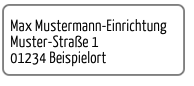 Screenshot des Ergebnisses der RML-Anweisung für einen Zeilenumbruch.